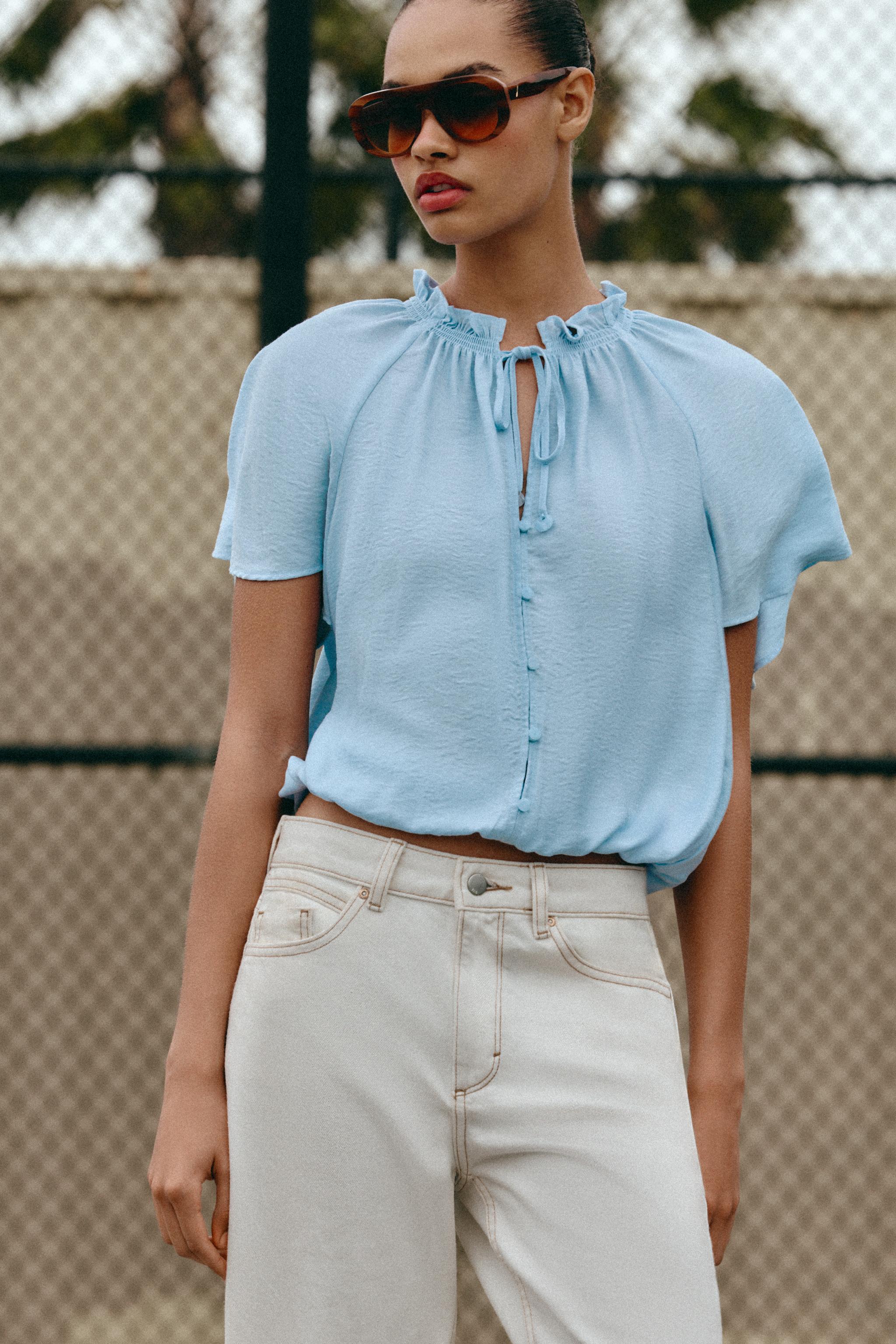 RUFFLED ROMANTIC BLOUSE